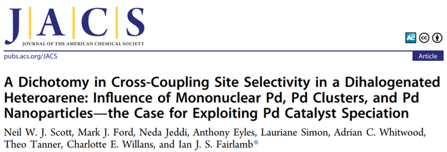 A Dichotomy in Cross-Coupling Site Selectivity in a Dihalogenated Heteroarene